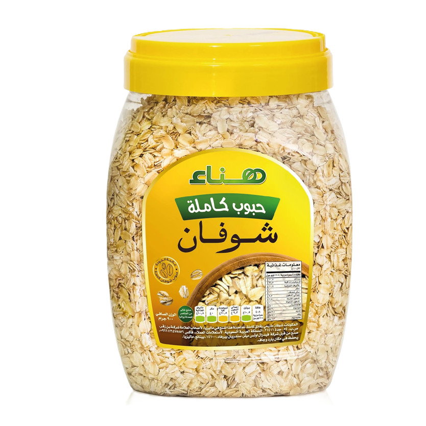 20818-حبة شوفان ابيض هنا 900 جرام - الصورة 1