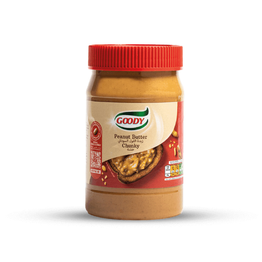 20891-حبة GOODY PEANUT BUTTER CHUNKY 510 G - Image 1