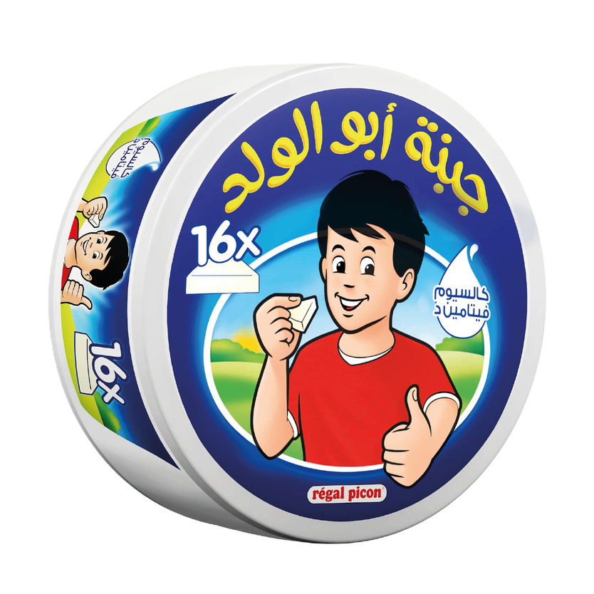 21046-حبة جبنه مثلثات ابو ولد 16 قطع 240 جم - الصورة 1