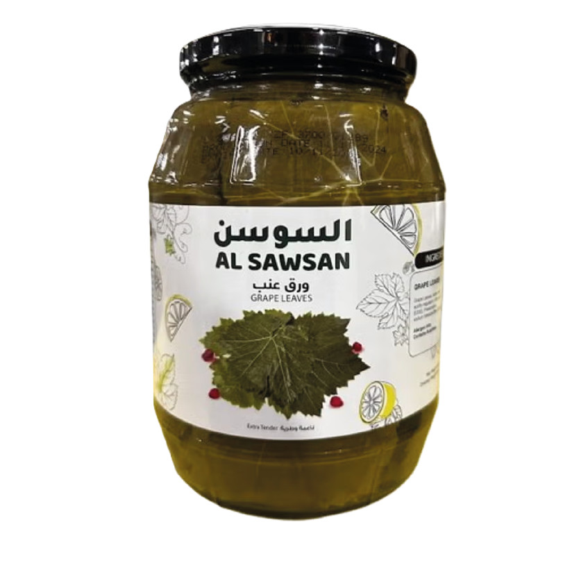 21096-حبة AL SAWSAN GRAPE LEVAES 908 GM - Image 1