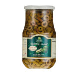 HALWANI SLICED GREEN OLIVE 650 G