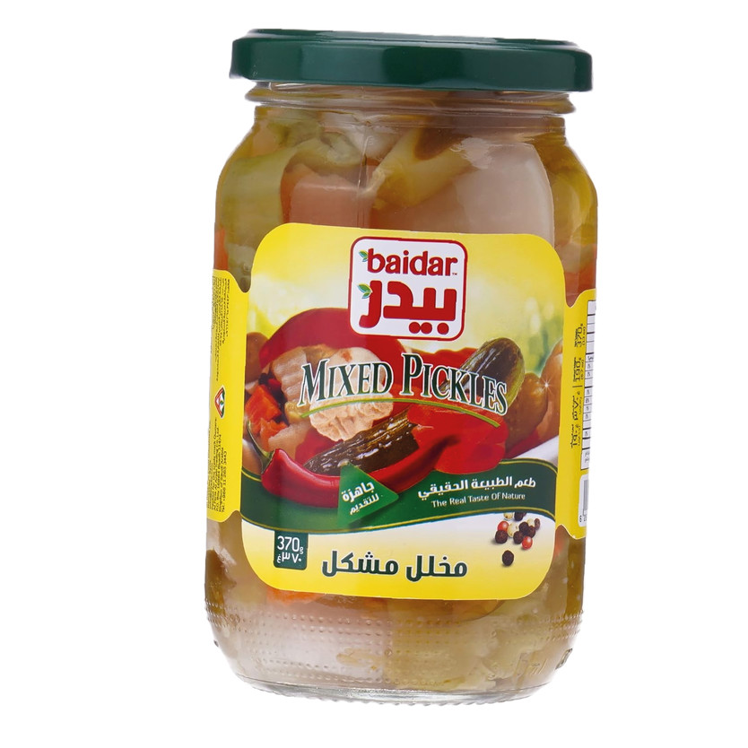21291-حبة BAIDAR MIXED PICKLES 370 G - Image 1