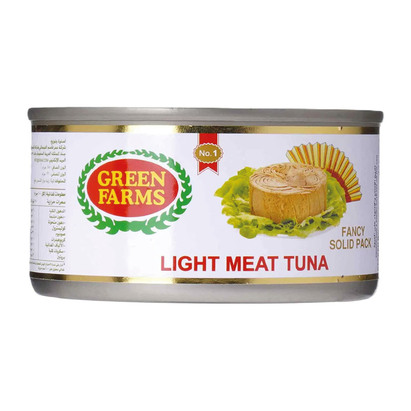 21361-حبة GREEN FARMLIGHTMEAT TUNA IN S F 185 G - Image 1