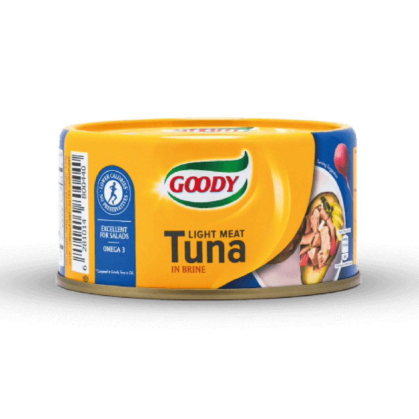 21385-حبة GOODY LIGHT MEAT TUNA IN WATER 185 G - Image 1