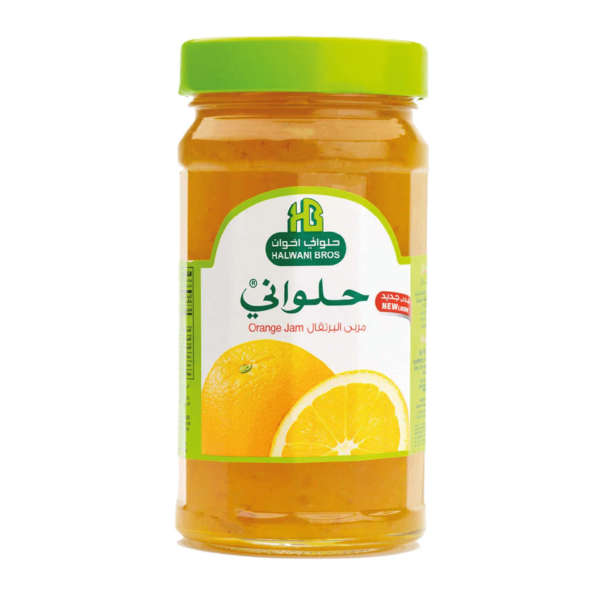 21573-حبة HALAWANI ORANGE JAM 400 GM - Image 1
