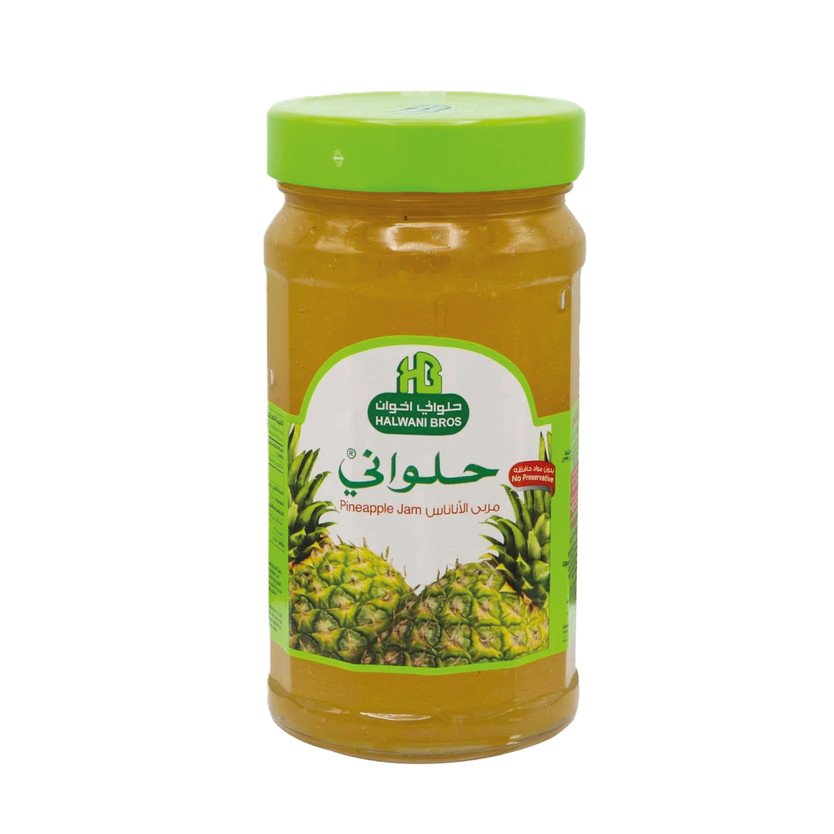 21575-حبة HALAWANI PINEAPPLE JAM 400 GM - Image 1