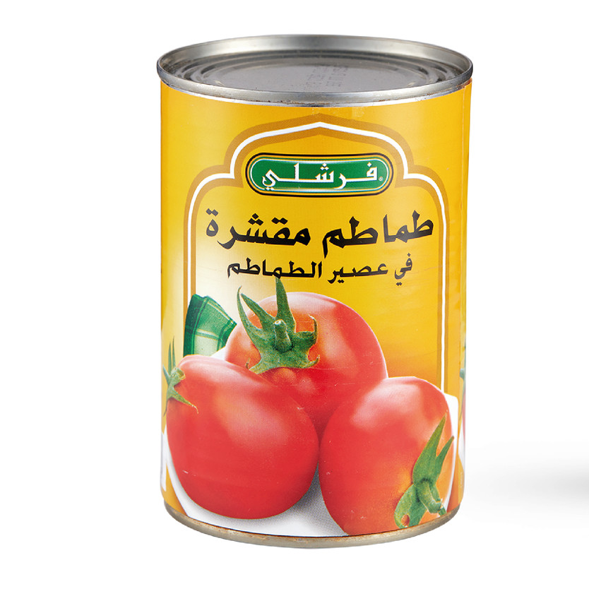 21652-حبة طماطم مقشره فرشلي 400 جم - الصورة 1