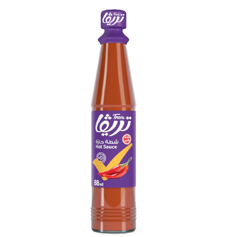 21727-حبة TREVA HOT SAUCE 88 ML - Image 1