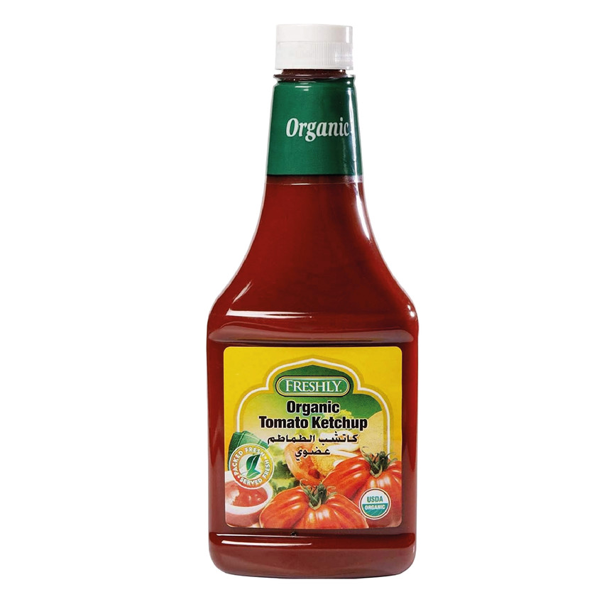 21749-حبة FRESHLY TOMATO KECHUP ORGANIC 680 G - Image 1