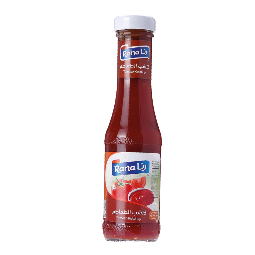 21762-حبة كاتشب طماطم رنا 340 جم - الصورة 1