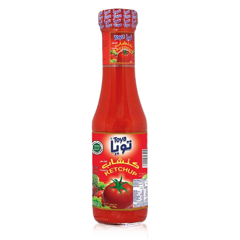21764-حبة TOYA TOMATO KECHUP 340 G - Image 1