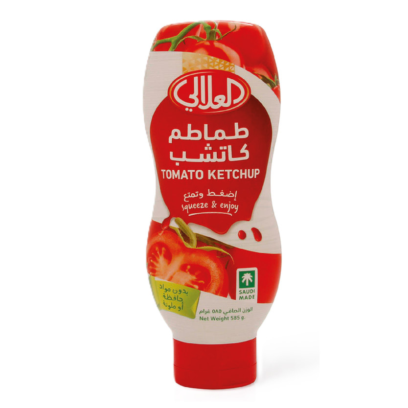 21770-حبة ALALALI TOMATO KECHUP 585 G - Image 1