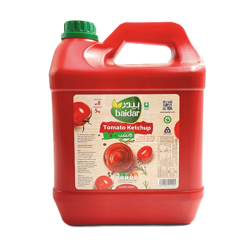 21779-حبة BAIRAD TOMATO KECHUP 5 K - Image 1