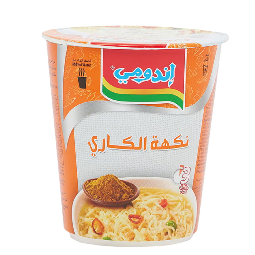 21860-حبة INDOMIE CHICKEN CURRY CUP 60 GM - Image 1
