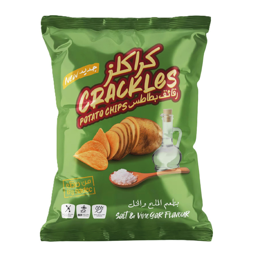 23144-حبة بطاطس ملح وخل 40.ج كراكلز نادك - Image 1