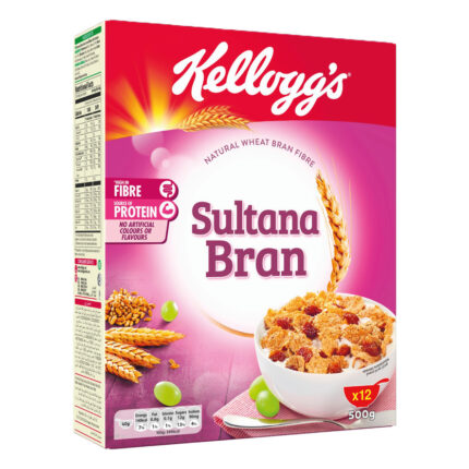 كلوقز حبوب النخالة مع الزبيب 500 جم (SULTHANA BRAN )