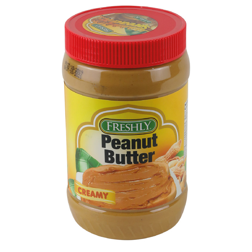 24011-حبة FRESHLY PEANUT BUTTER CREAMY 40O G - Image 1