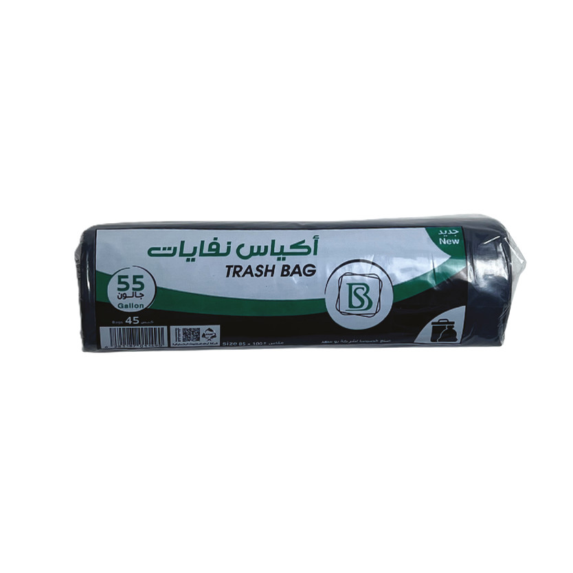 285450-حبة اكياس نفايات 55 جالون الوراق المخفض - Image 1