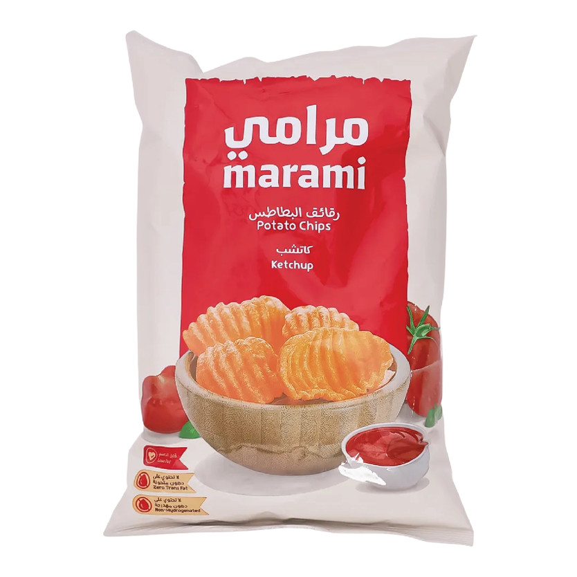 30722-حبة بطاطس مرامي بالكاتشب عائلي 20* / 100جم - الصورة 1