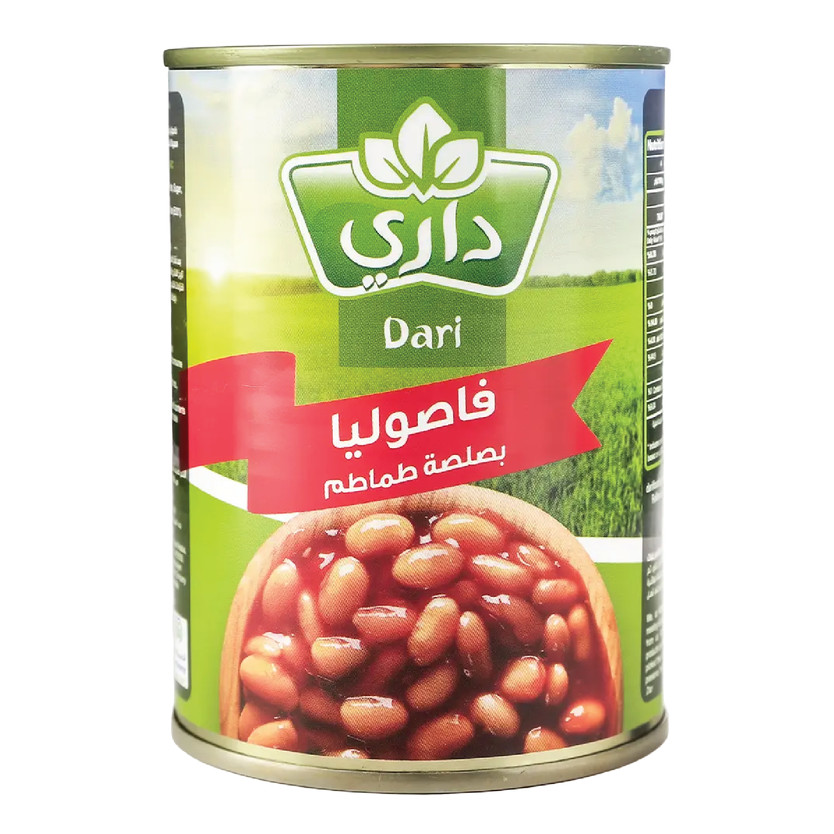 30917-حبة فاصوليا بصلصة الطماطم داري 400 جم - الصورة 1