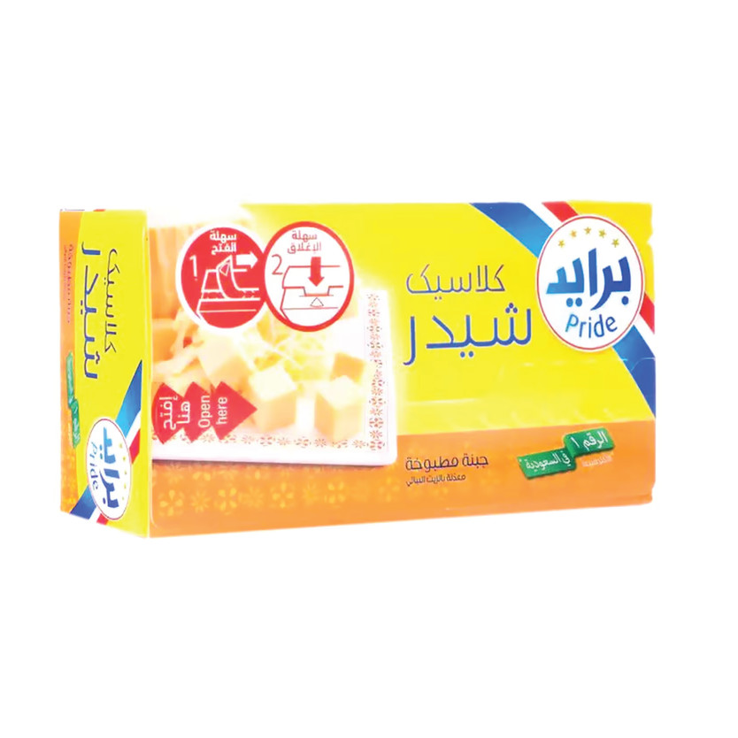 30937-حبة جبنه شيدر برايد بلوك 500 جرام - الصورة 1