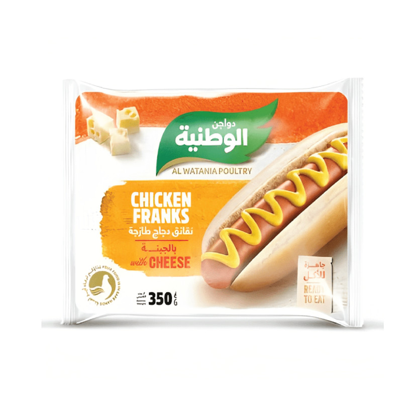 31473-حبة نقانق طازج بالجبنة الوطنية 350جم - Image 1