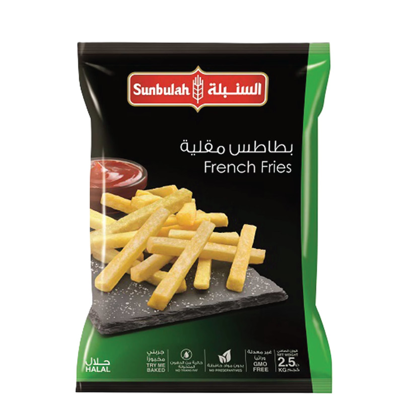 31754-حبة بطاطس مقليه السنبلة 4* 2.5 كجم 12*12 - الصورة 1