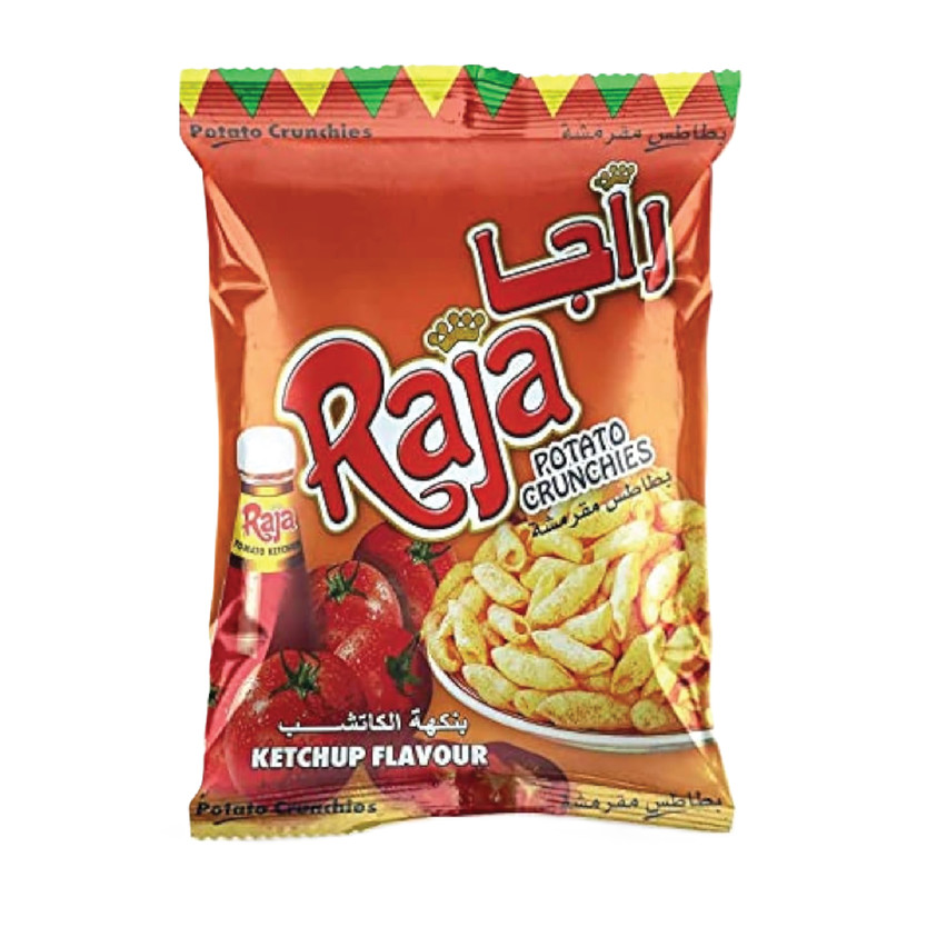 31826-حبة بطاطس راجا بالكاتشب عائلي 140 جم - الصورة 1