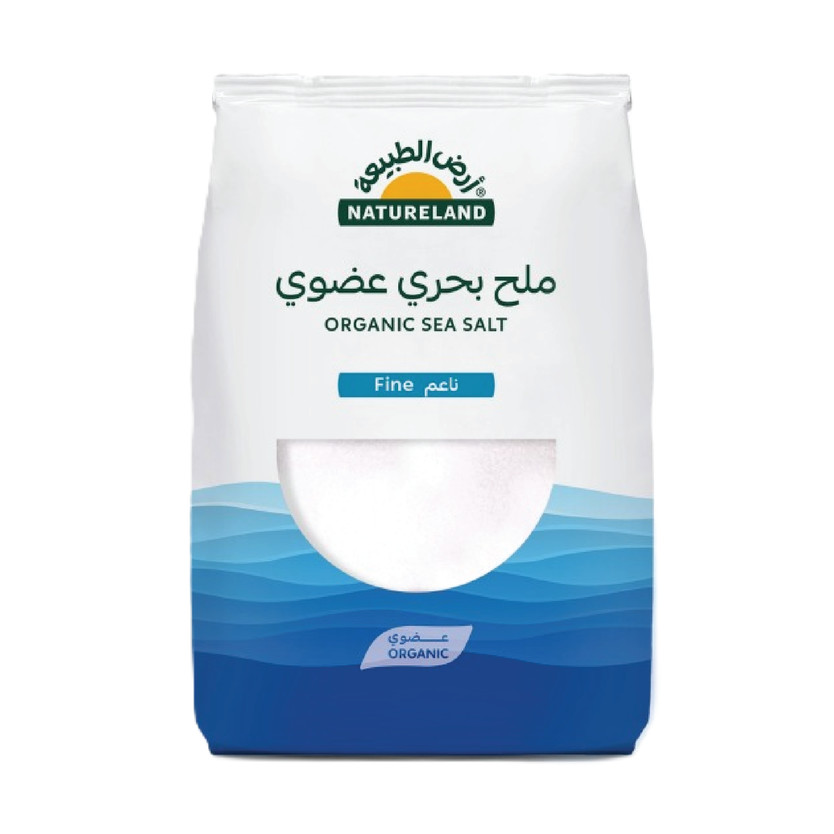 320009-حبة ملح بحري طبيعي عضوي أرض الطبيعة 500جرام - الصورة 1