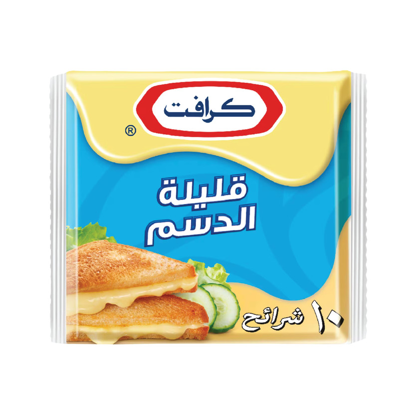 32065-حبة جبنة شرائح كرافت لايت اي اف 200 جرام - الصورة 1