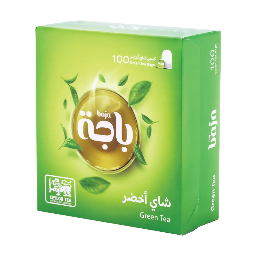 32432-حبة شاي اخضر فتلة باجة 100 كيس - الصورة 1
