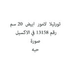 تورتيلا  لامور  ابيض  20 سم