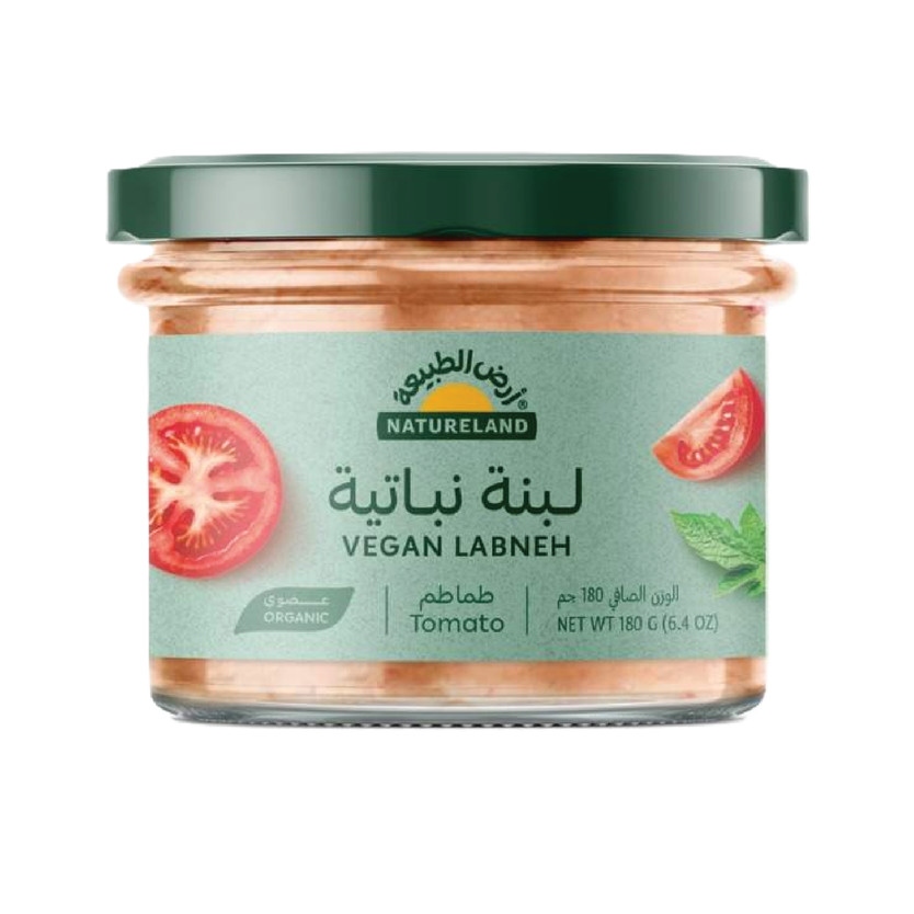 3311027-حبة لبنة نباتية طماطم ارض الطبيعة 180 جم عضوي - Image 1