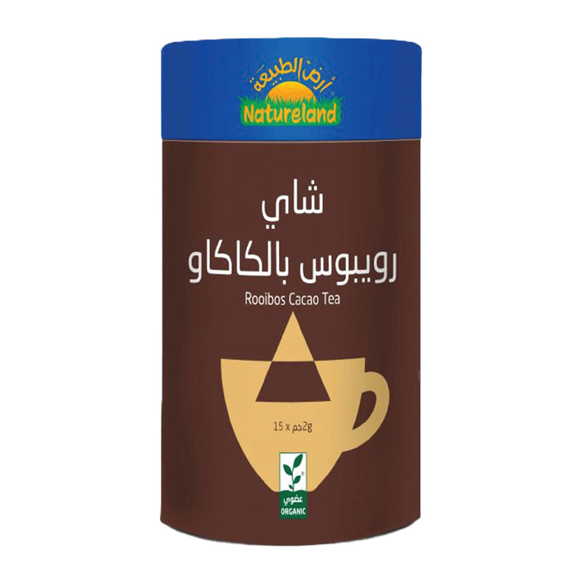 332746-حبة شاي رويبوس كاكاو 30 ج عضوي ارض الطبيعة - الصورة 1