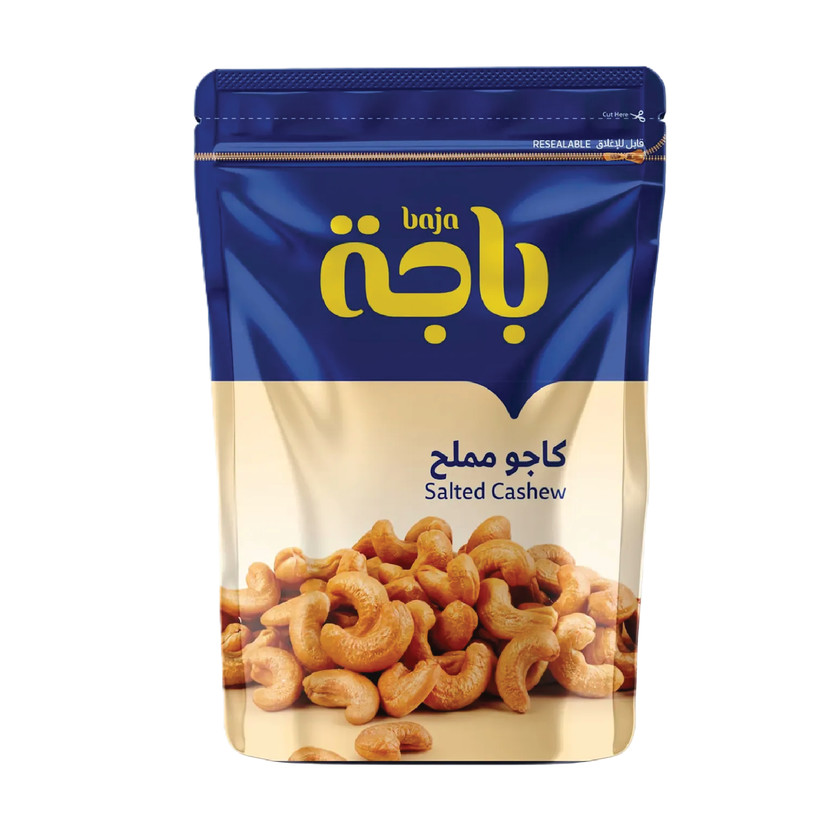 33916-حبة كاجو مملح باجة 280 جم - الصورة 1
