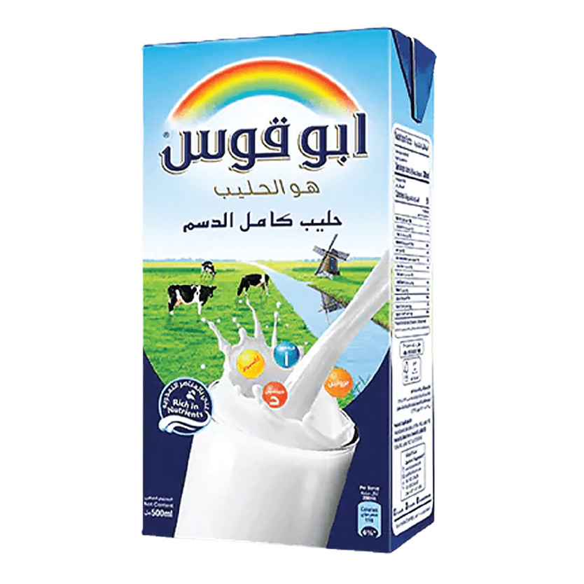 34078-حبة حليب ابو قوس كامل دسم طويل الاجل 500 مل - الصورة 1