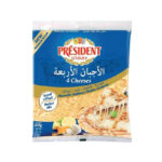 جبنه موزريلا اربع نكهات بريزيدند 400 جرام