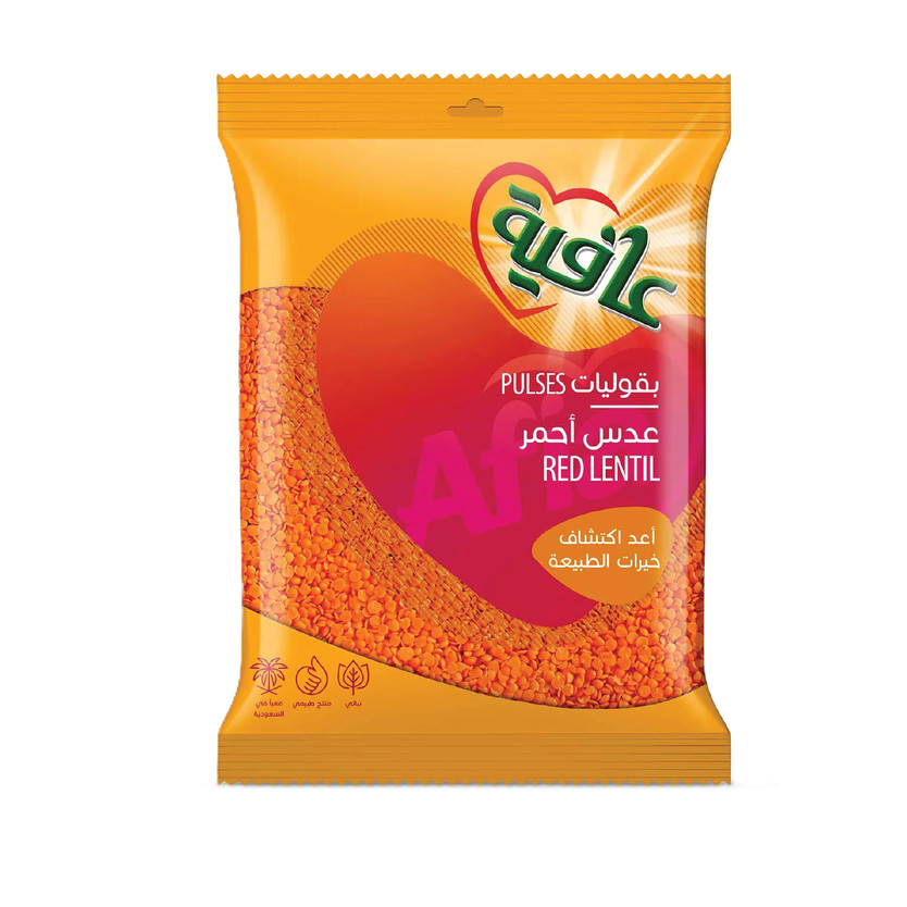 37302-حبة عدس احمر عافية 400 جم - الصورة 1