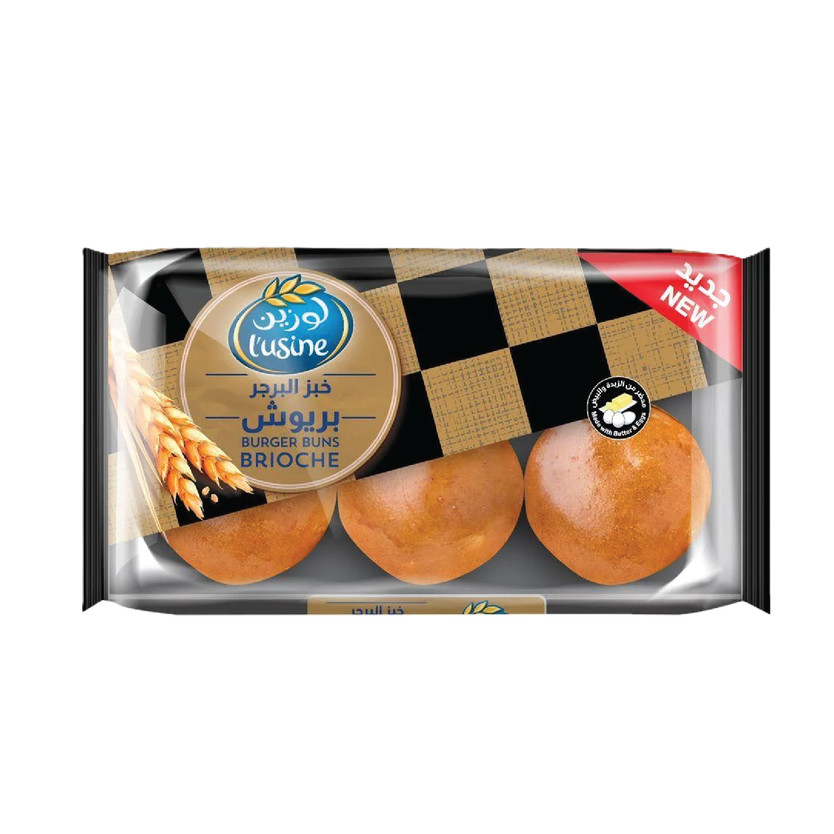 42415-حبة خبز البرجر بريوش 400 جم - الصورة 1