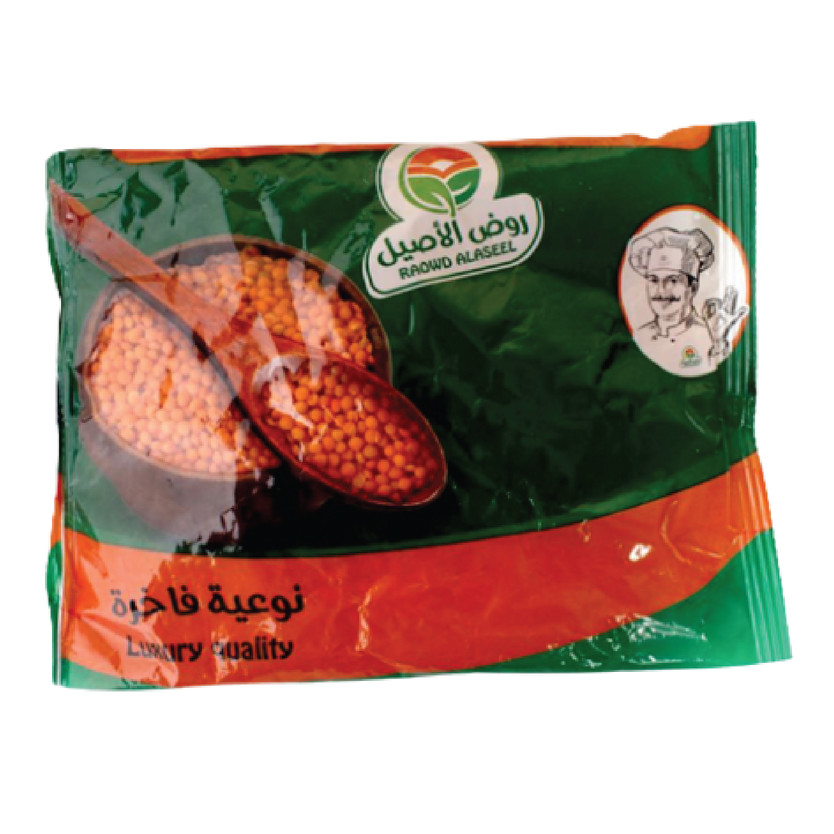 4655646546545-حبة عدس احمر حب 400جم روض الاصيل - Image 1