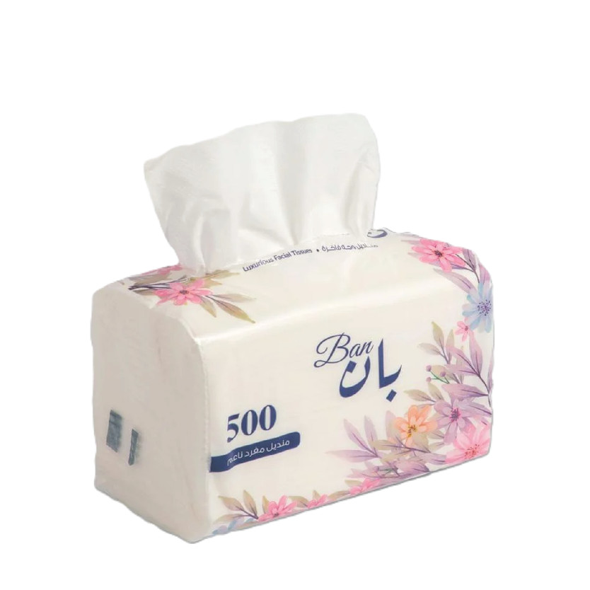 475551-حبة مناديل بان 500 منديل - Image 1