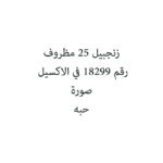زنجبيل 25 مظروف