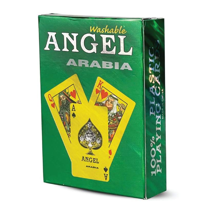 50947-حبة ورق بلوت انجيل عربيه كبير ذهبي - Image 1