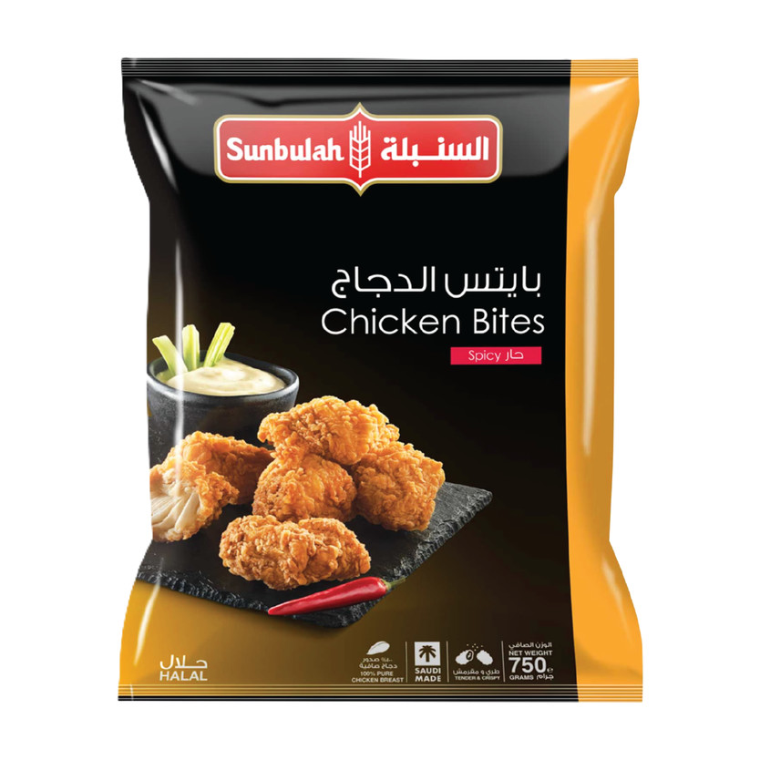 564654654654564-حبة بايتس الدجاج حار 750جم السنبله - الصورة 1