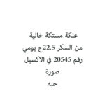 علكة مستكة خالية من السكر 22.5ج يومي