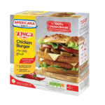 Americana Hot Chicken Burger  18x12