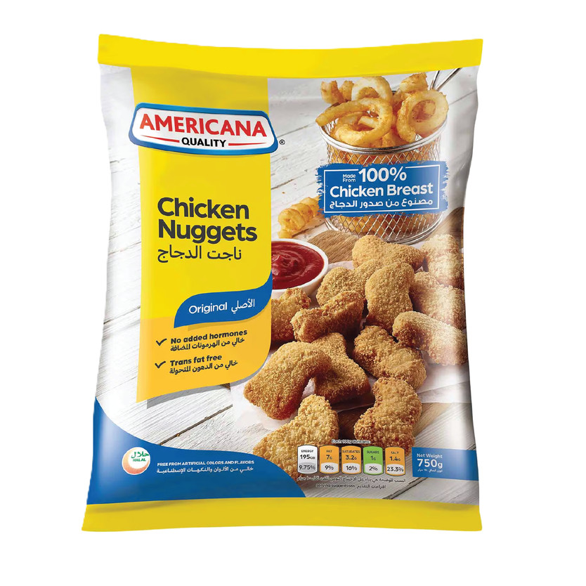 60138-حبة Americana Chicken Nuggets (Pb)10x750g - Image 1