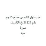 حب دوار الشمس مملح 15جم