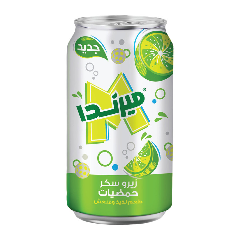 634111-حبة شراب ميرندا حمضيات زيرو سكر علب 320 مل - الصورة 1