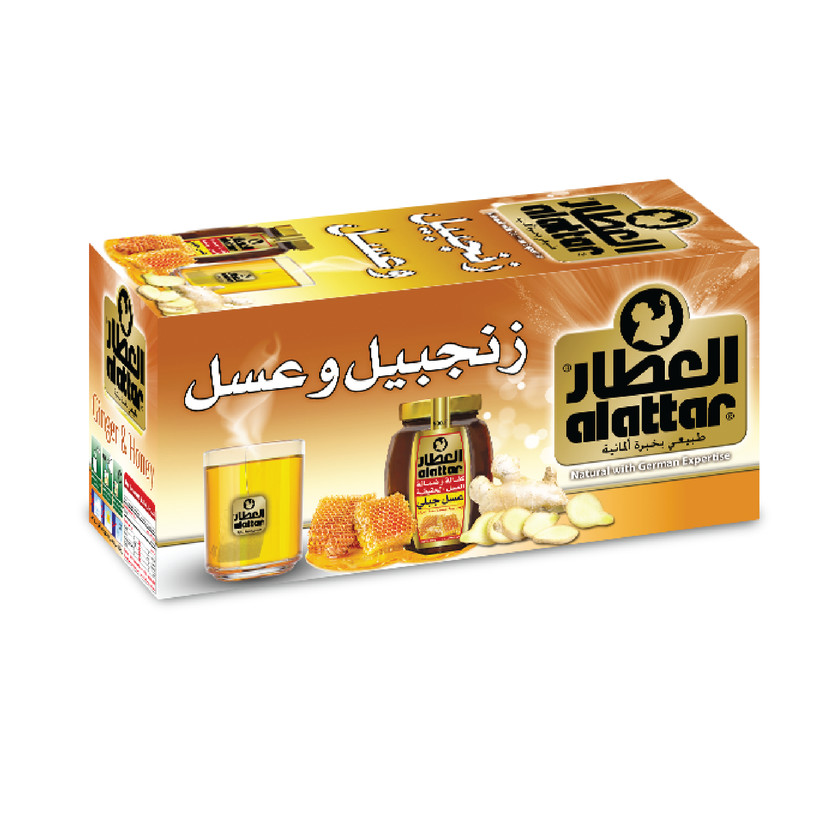 63524184654165847658-حبة شاي زنجبيل وعسل العطار - الصورة 1
